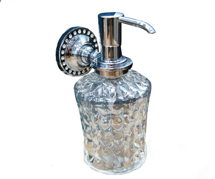 

Дозатор мыла Kugu Swan 414C, хром+стекло(414C)