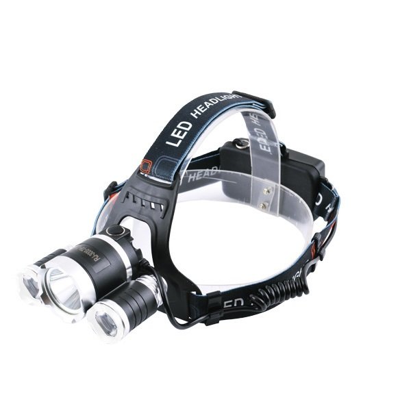 

Фонарь налобный Police 6633/3000-T6+2XPE, ЗУ 220V/12V, 2x18650, Box