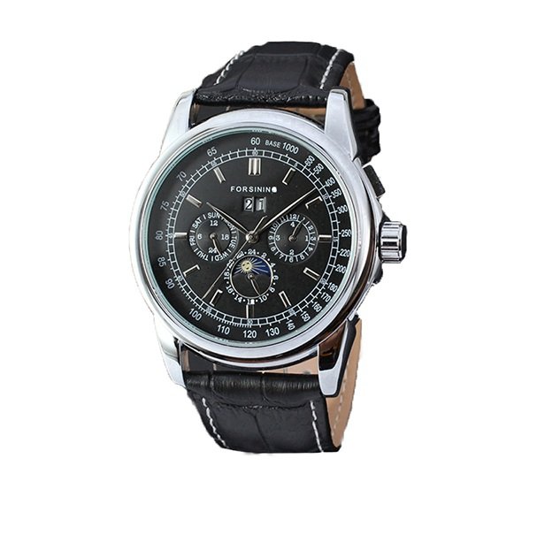 

Мужские наручные часы Forsining 319 Black-Silver-Black