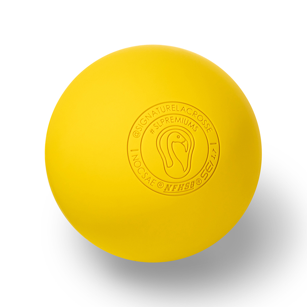 

Массажный мяч для триггерных точек Signature Lacrosse Balls 6 см Yellow