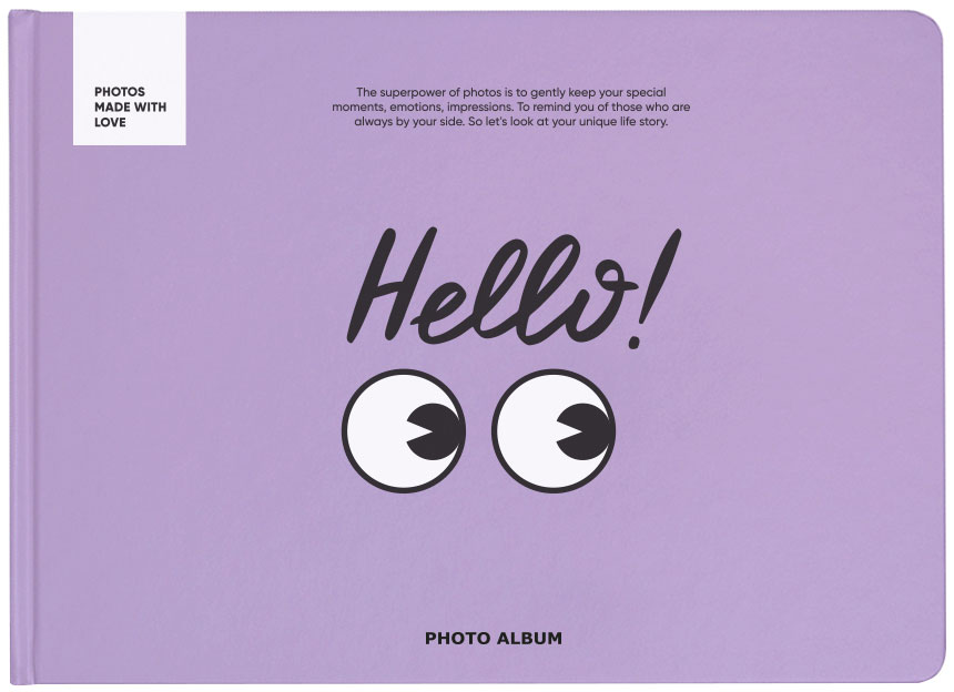

Фотоальбом Orner Hello Фиолетовый (orner-1437)