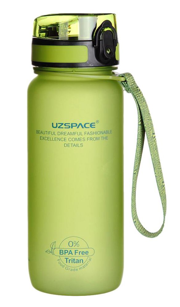 

UZspace Бутылка для воды 650 мл (зеленая)