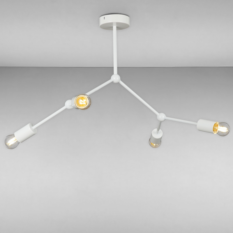 

Люстра стельова Light House LS-16094/4 WH біла