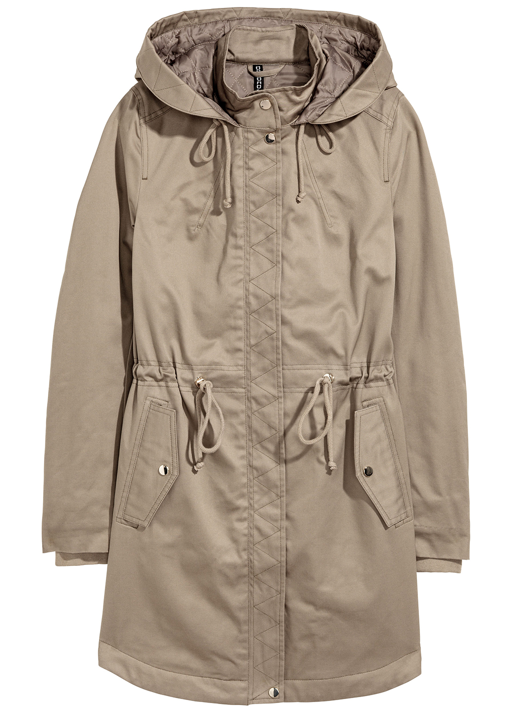 

Куртка парка H&M 32 Кротовый 0393447_темн.беж._01