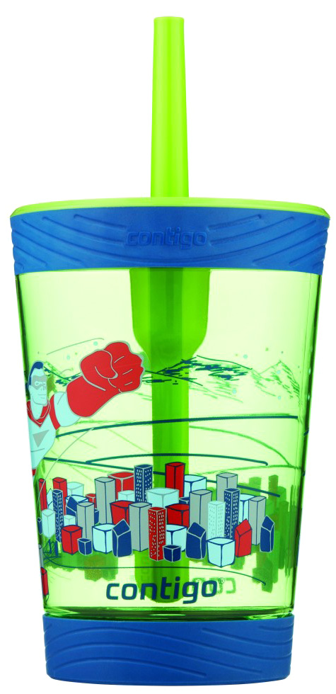 

Стакан с трубочкой Contigo Spill Proof Tumbler Blue 420 мл