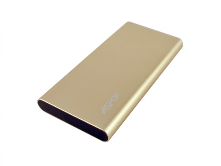 

Powerbank Aspor A383, 10 000mAh- золото