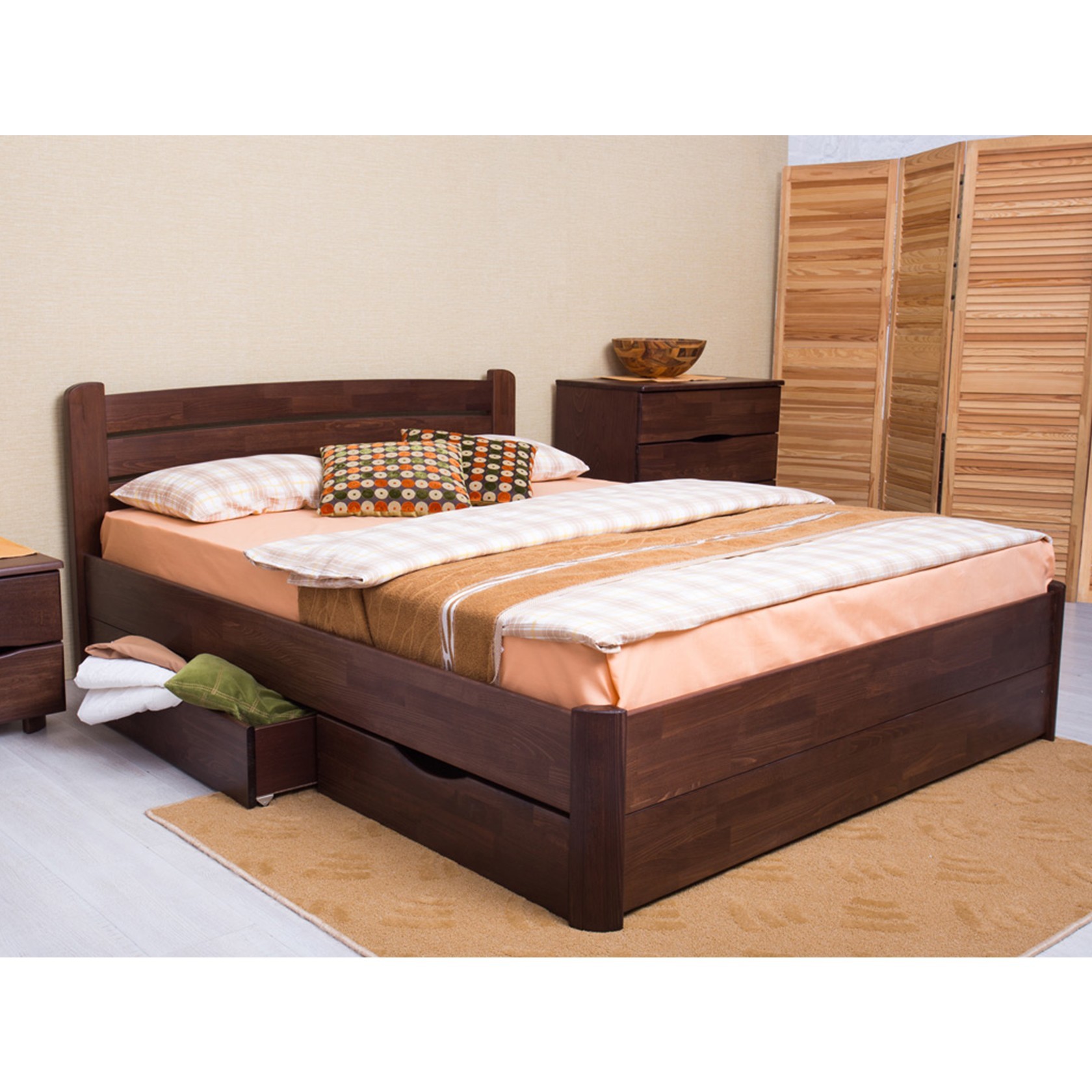 

Кровать София V с ящиками (Олимп) Венге 120х200 см 121130_01