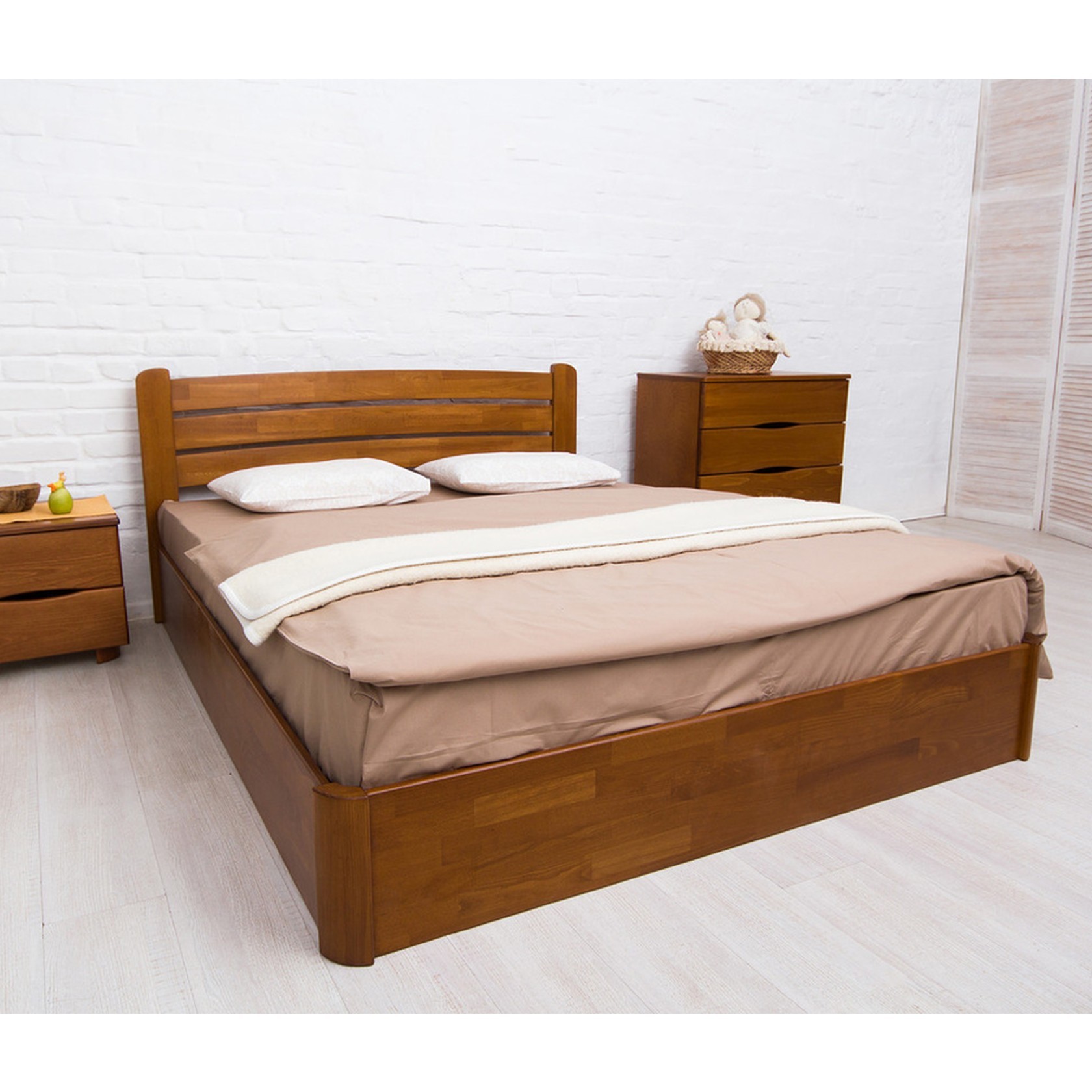 

Кровать София V с механизмом (Олимп) Орех 120х200 см 121131_01
