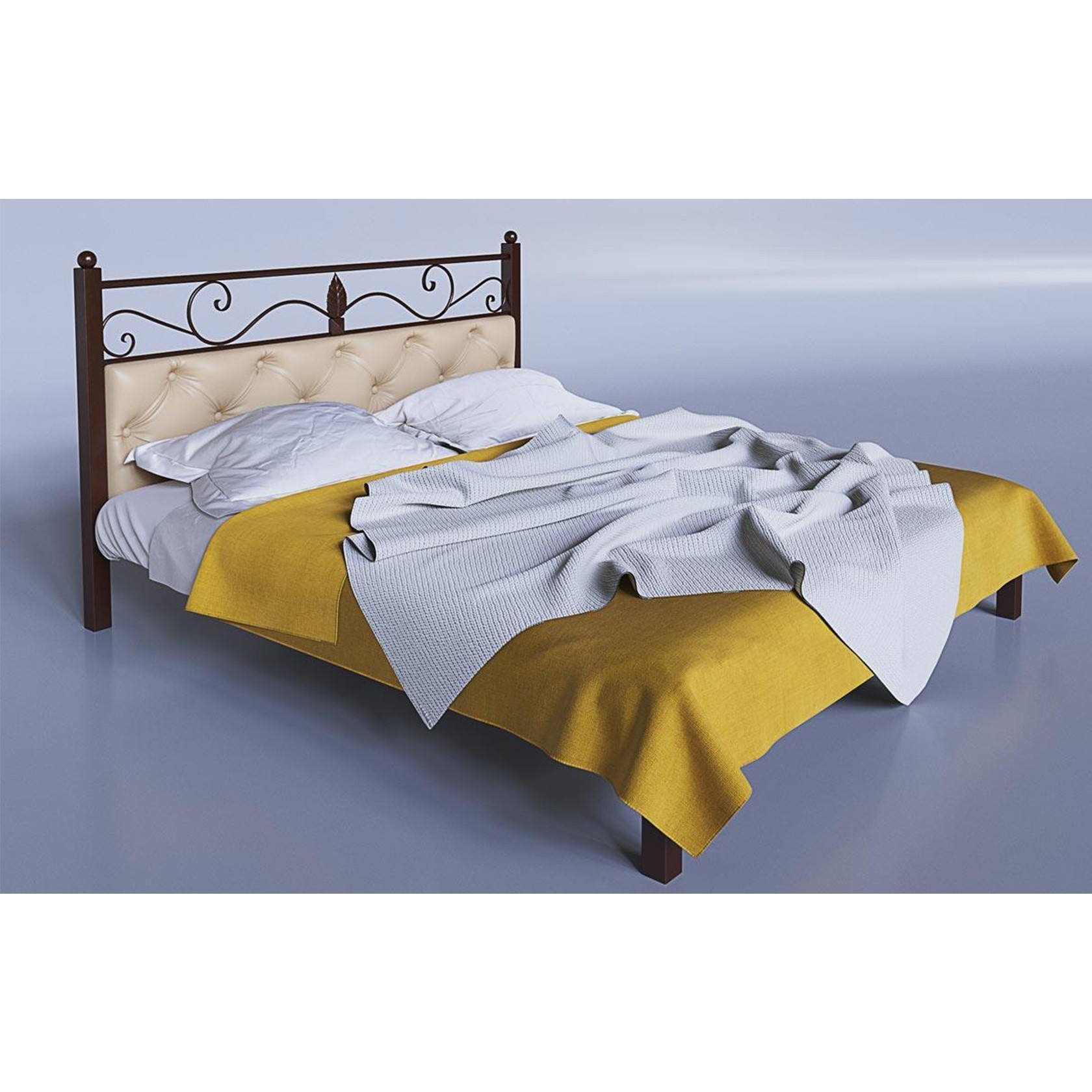 

Кровать Диасция Коричневая 180х200 см 281127_03