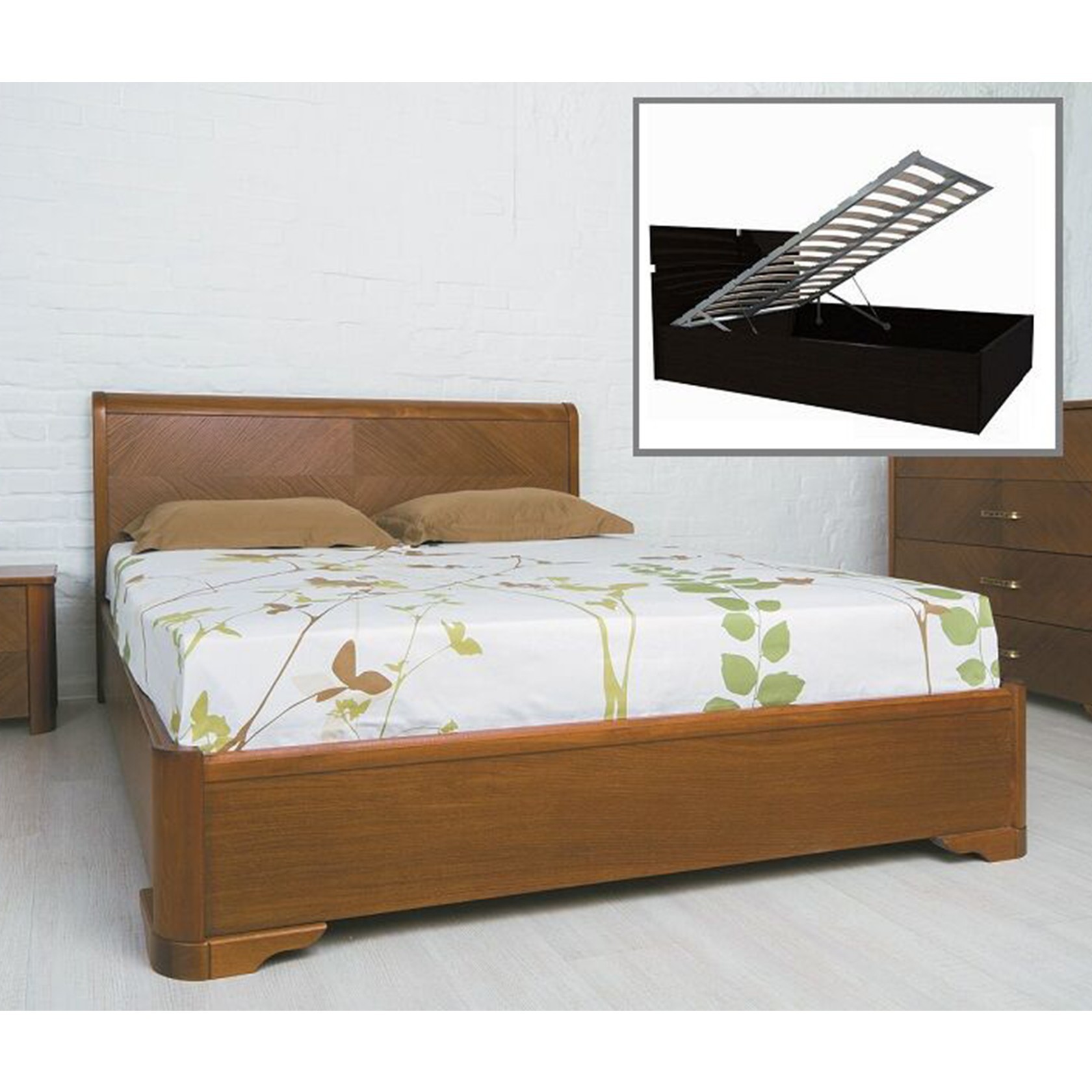 Кровать Милена с подъемным механизмом 160х200