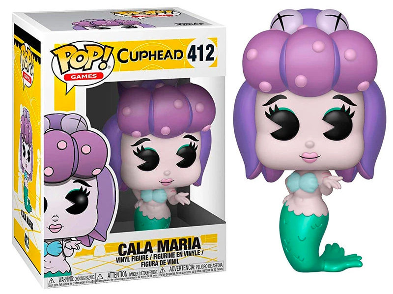 

Фигурка Funko Pop Фанко Поп Чашкоголовый Кала Мария Cuphead Cala Maria 10 см Game C CM 412