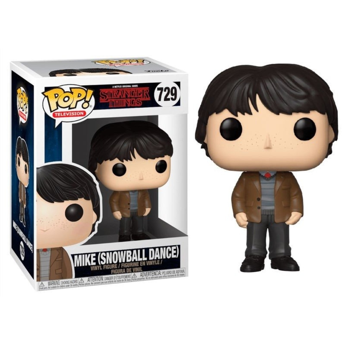 

Фигурка Funko Pop Фанко Поп Очень странные дела Майк Бал Stranger Things Mike at Dance 10 см ST M 729