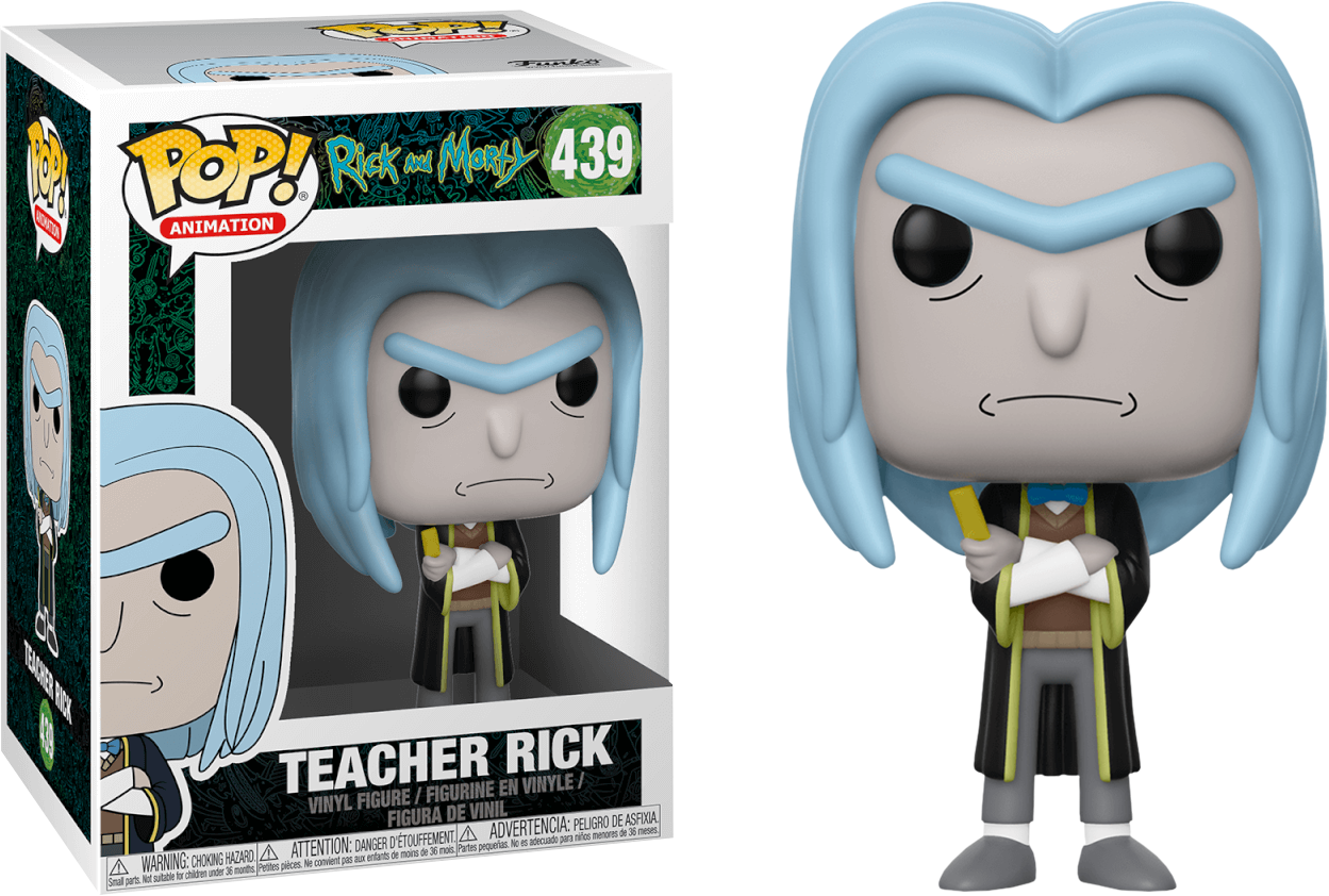 

Фигурка Funko Pop Rick and Morty Tiny Rick Рик и Морти Teacher Rick Multi Учитель Рик 10см RM R439