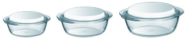 

Кастрюля с/к PYREX ESSENTIALS набор кастрюль 3 пр (1.1л, 1.6л, 2.2л)