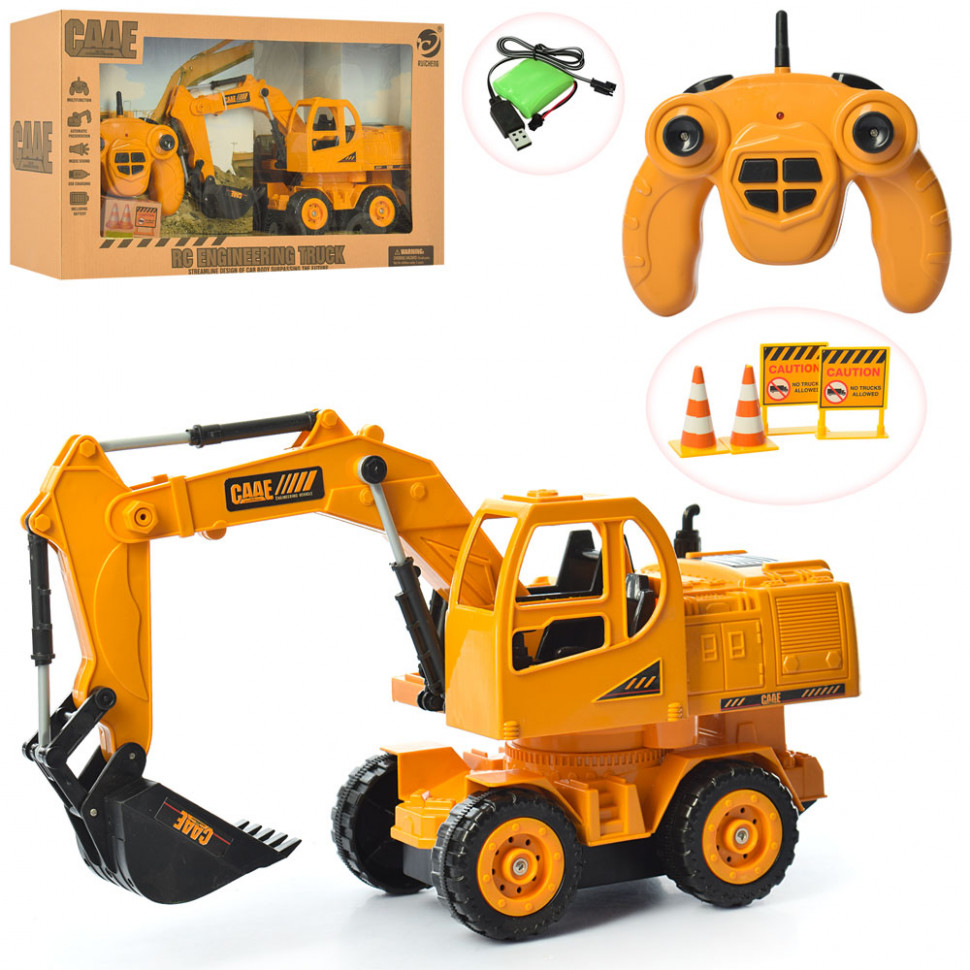 

Экскаватор Ruicheng Orange Tractor на радиоуправлении (9206)