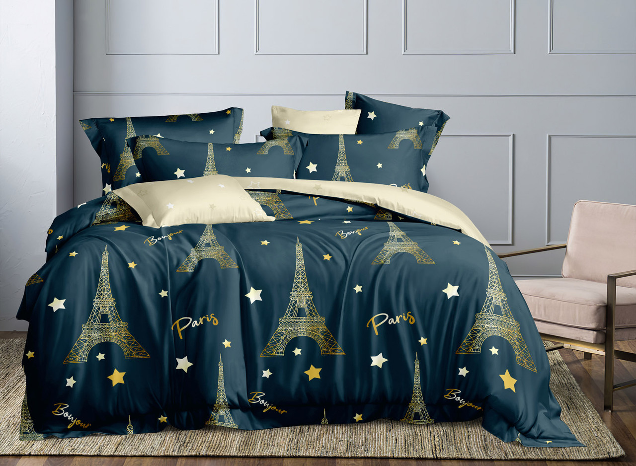 

Комплект постельного белья Paris Krispol полуторный сатин 150*220 (615.133)