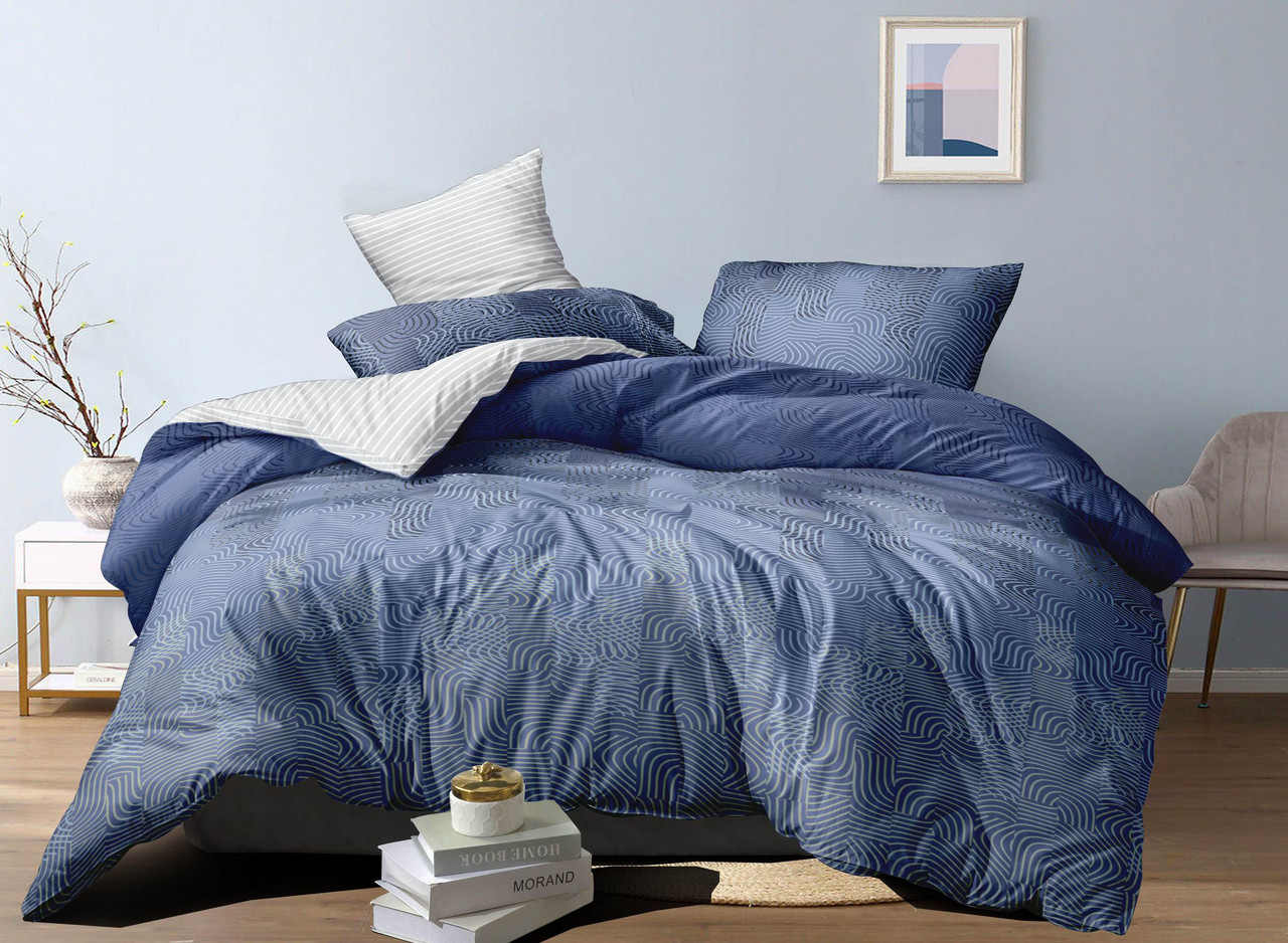 

Комплект постельного белья Krispol полуторный сатин (А+В) 150*220 (615.22126.2)