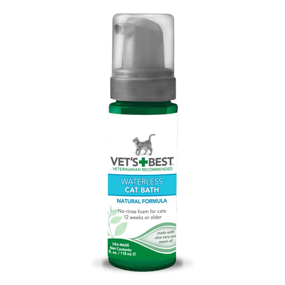 

Waterless Cat Bath Моющая пена для кошек для экспресс чистки без воды 118 мл Vet's Best BGL-VB-20