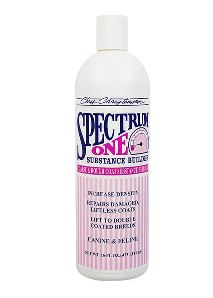 

Ополаскиватель для густой и жесткой шерсти "SPECTRUM ONE Substance Builder" - косметика для собак и кошек 473 мл Chris Christensen BGL-DR-11858