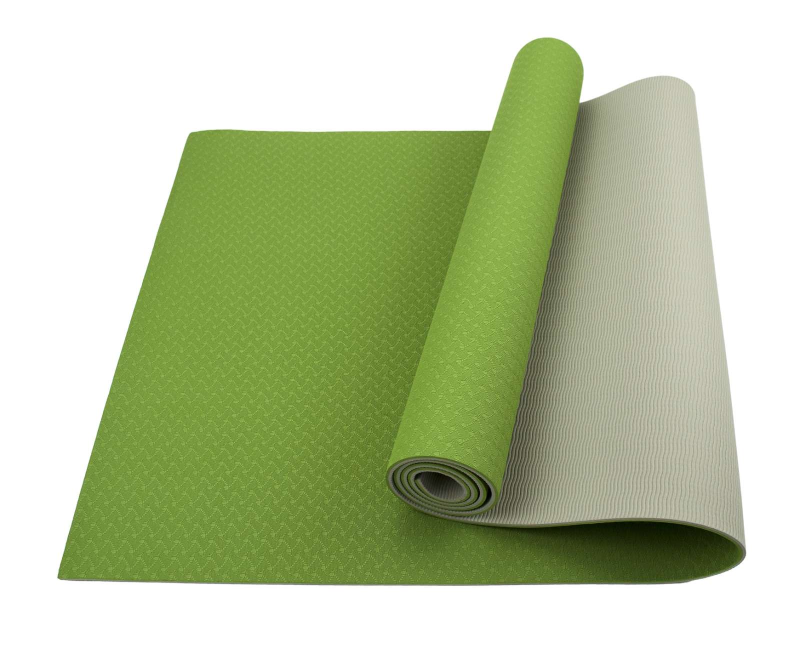 

Коврик (мат) для йоги и фитнеса Sportcraft Tpe 6 мм Green/Grey