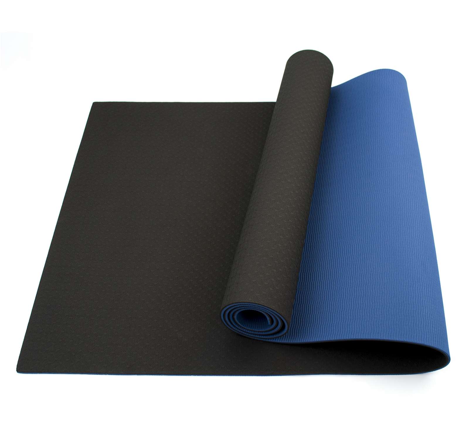 

Коврик (мат) для йоги и фитнеса Sportcraft Tpe 6 мм Black/Blue