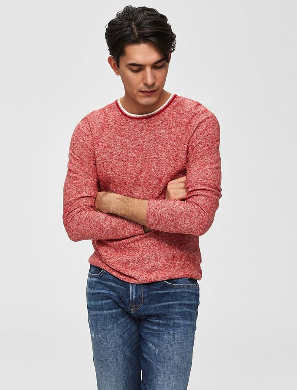 

Джемпер Selected 16066348-SCARLET-SAGE XXL красный