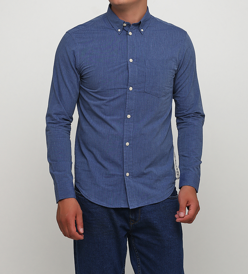 

Рубашка Selected 16066596-MEDIUM-BLUE S синий