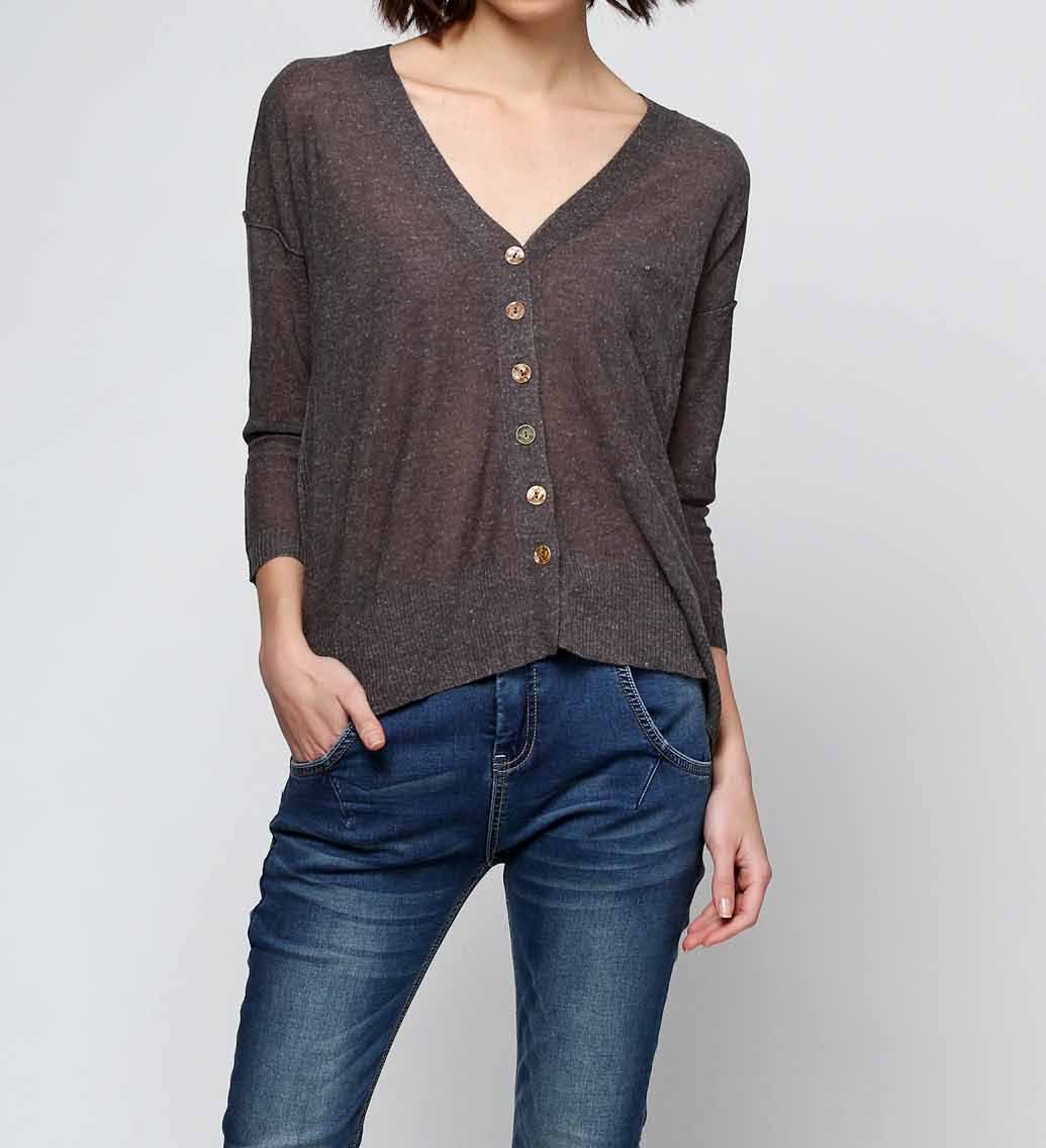 

Кардиган And Less 5217203-DARK-GREY-MEL L серый