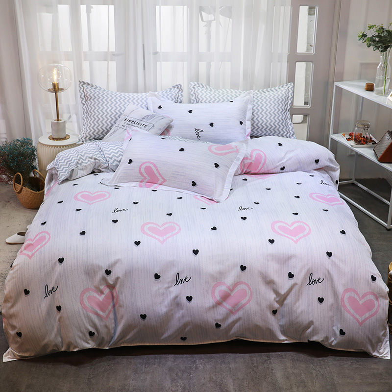

Комплект постельного белья Love (полуторный) Berni Home Серый