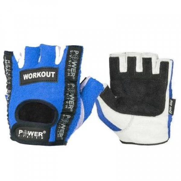 

Перчатки для фитнеса Power System Workout PS-2200 S Blue (PS-2200_S_Blue)