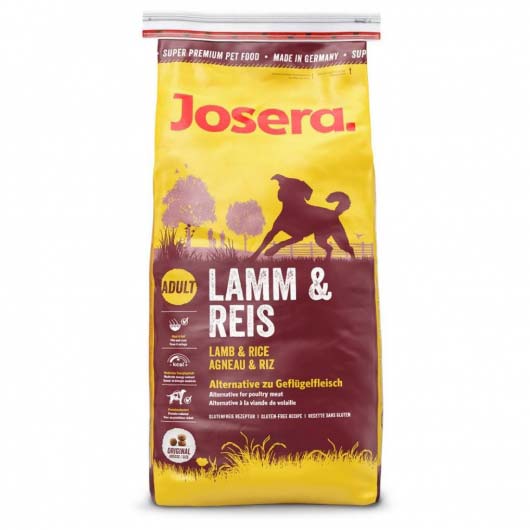 

Сухой корм для взрослых собак Josera Lamb & Rice 15 кг