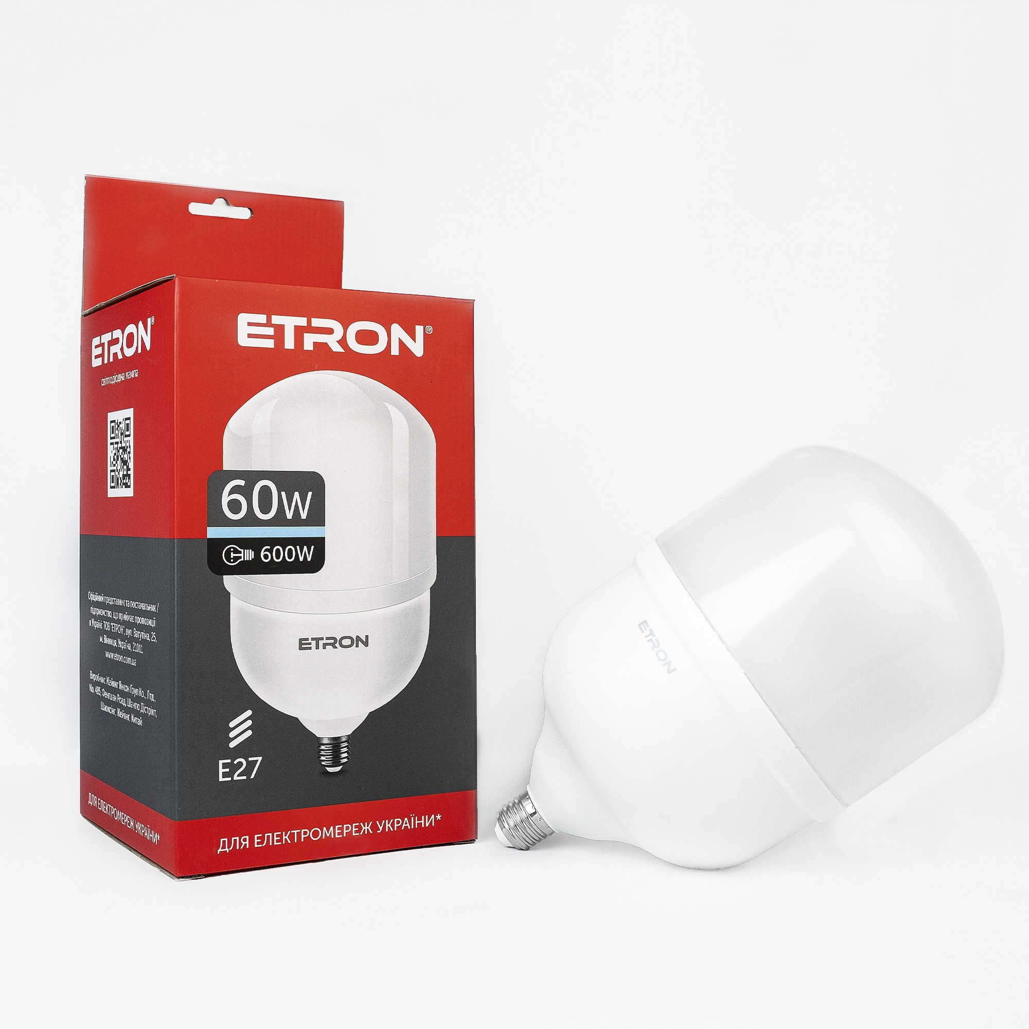 

LED лампа ETRON High Power 1-EHP-306 T160 60W 6500K 220V E27