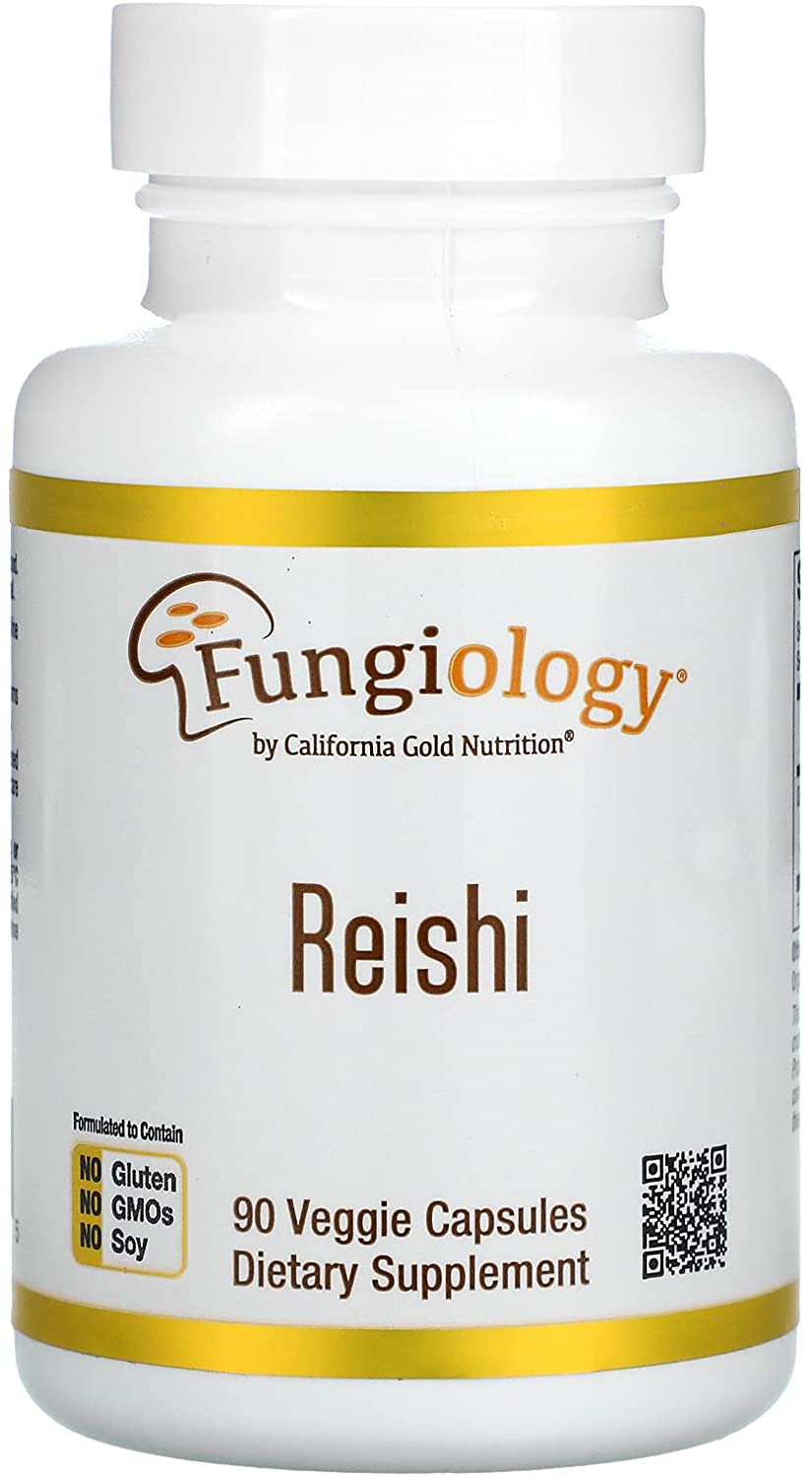 

Специальный продукт California Gold Nutrition Fungiology Reishi 90 кап (4384303672)