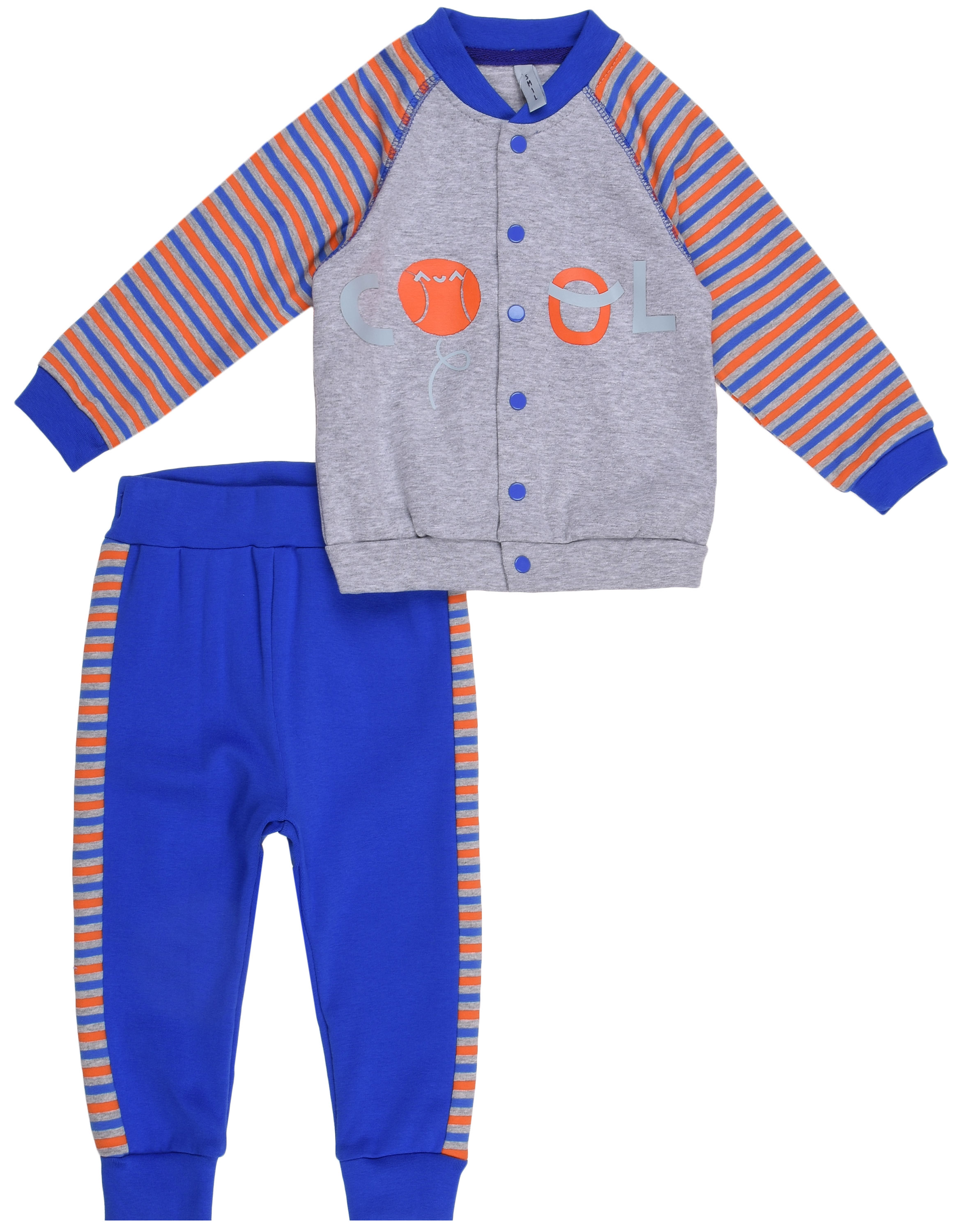 

Спортивный костюм Smil Активный малыш 117208 80 см Светло-серый меланж (4824039150095)