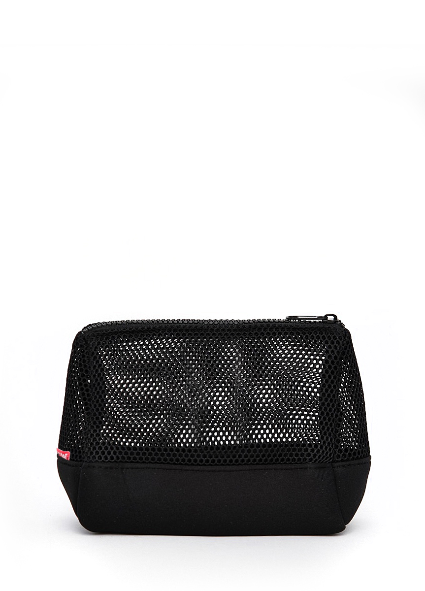 

Косметичка-клатч Poolparty MESH Black