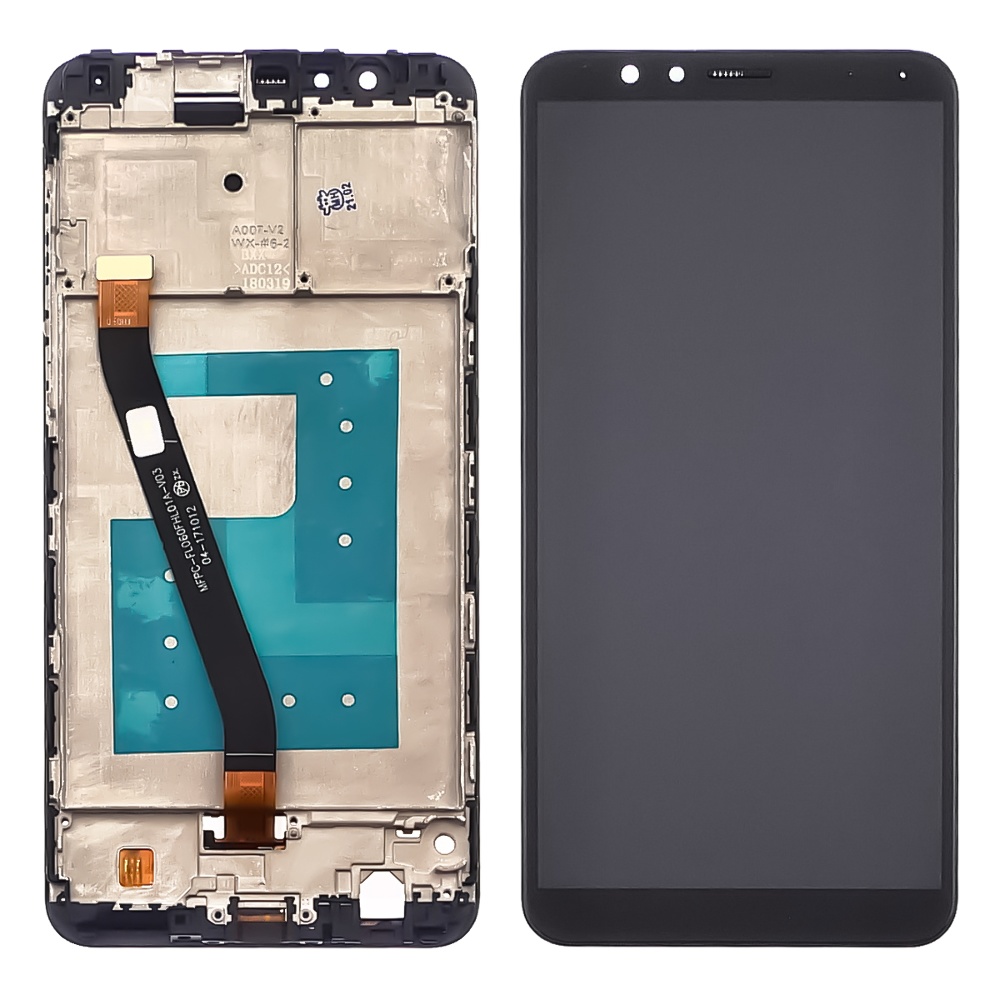

Дисплей для Huawei Honor 7X с чёрным тачскрином и корпусной рамкой