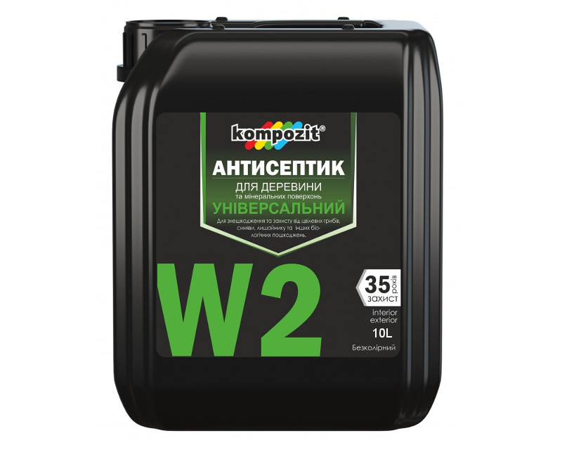 

Грунтовка антисептическая KOMPOZIT W2 универсальная 10л