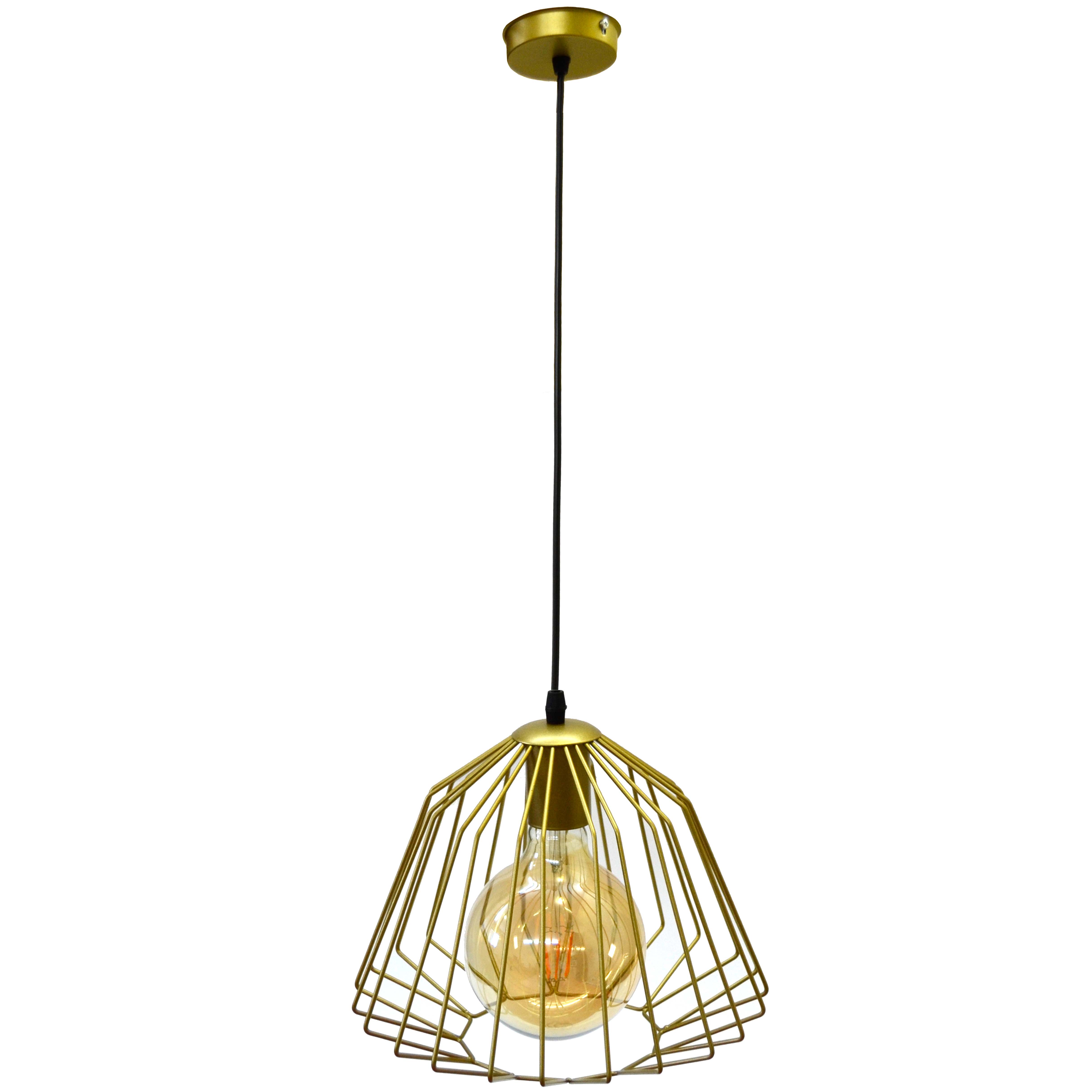 

Светильник потолочный подвесной 100lamp Loft Е-27, планка, металл, золотой (NL 2724 G)