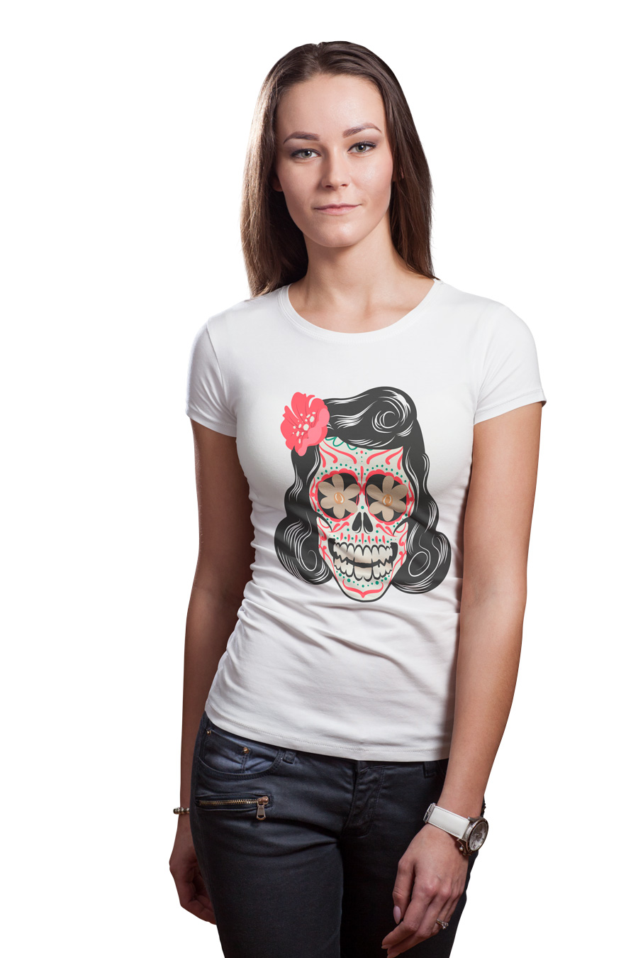 

Футболка OWEAR с принтом Скелет 2584-W-WH  Белый, Футболка OWEAR с принтом Скелет 2584-W-WH XL Белый