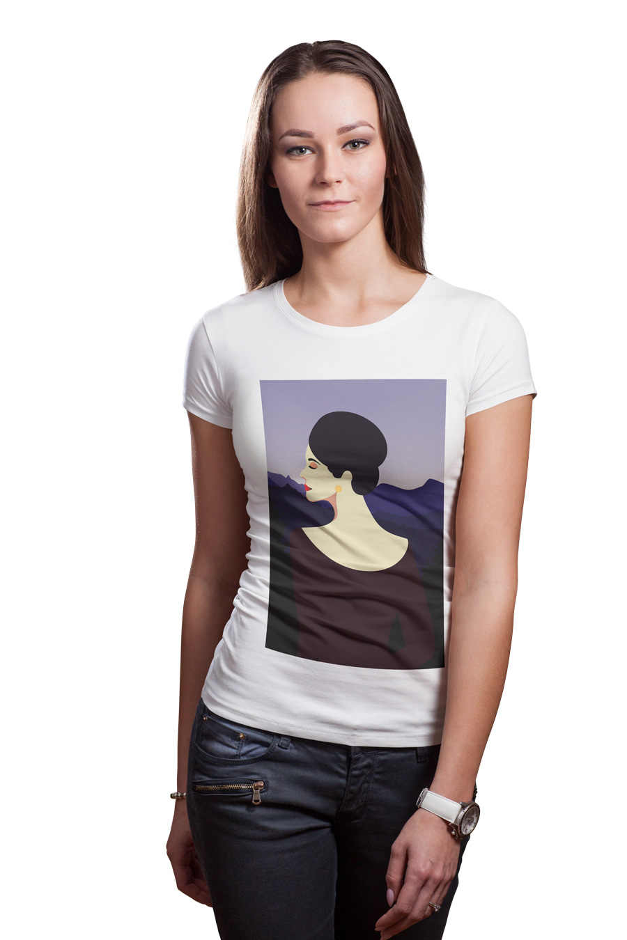 

Футболка OWEARс Винтажным принтом 2596-W-WH XXL Белый