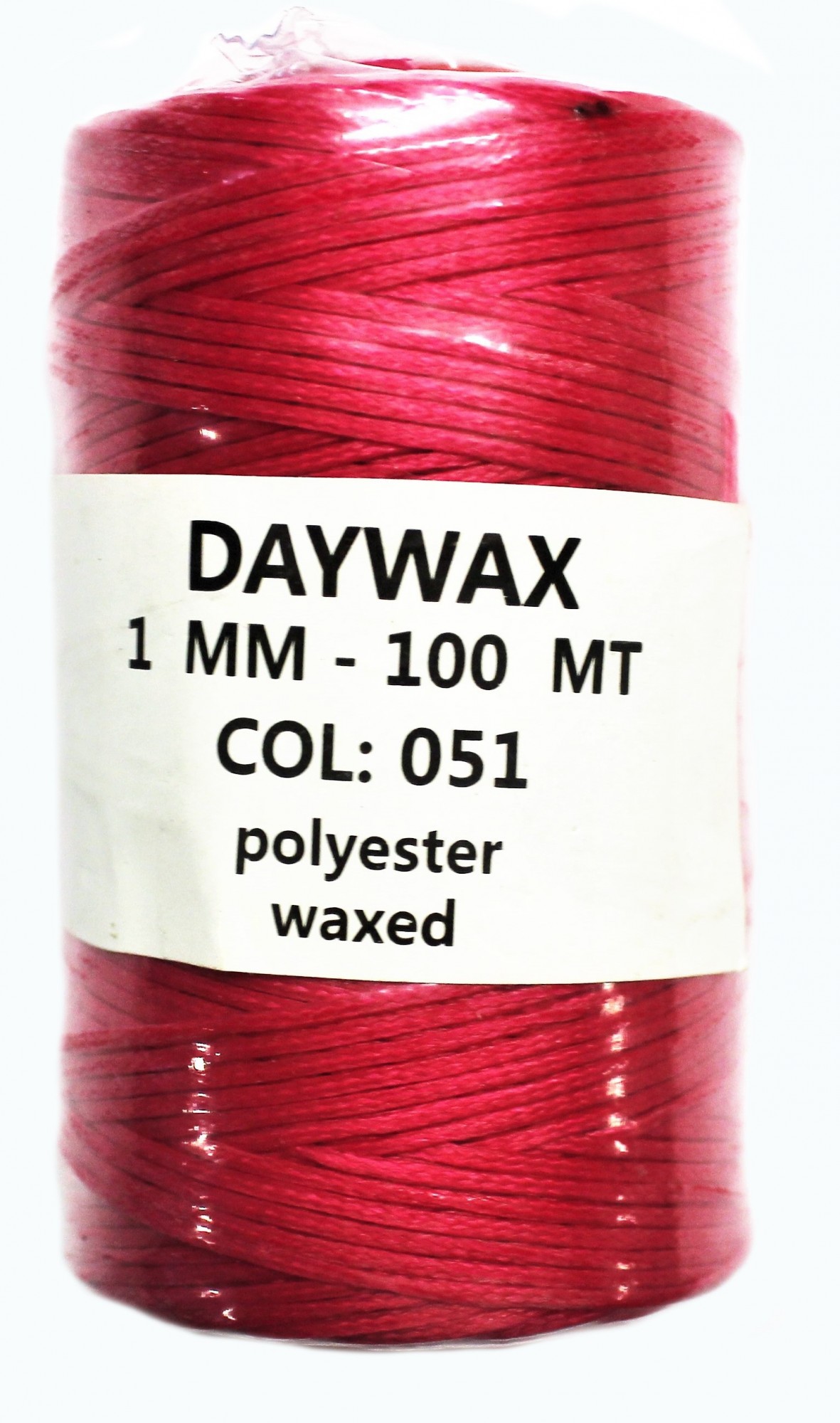 

Нитка вощеная Daywax 1мм 100м Фуксия 051