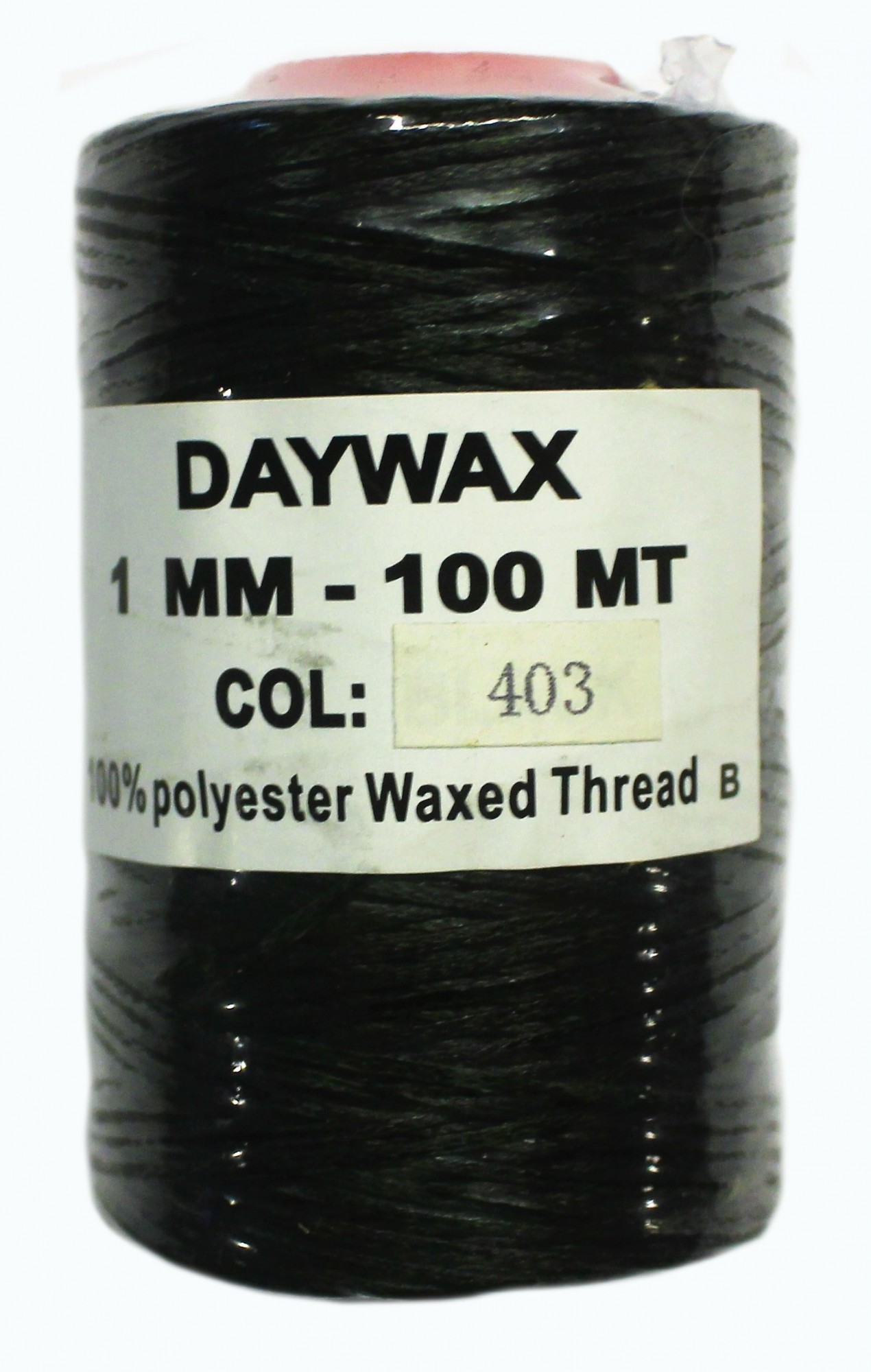 

Нитка вощеная Daywax 1мм 100м Серый 403