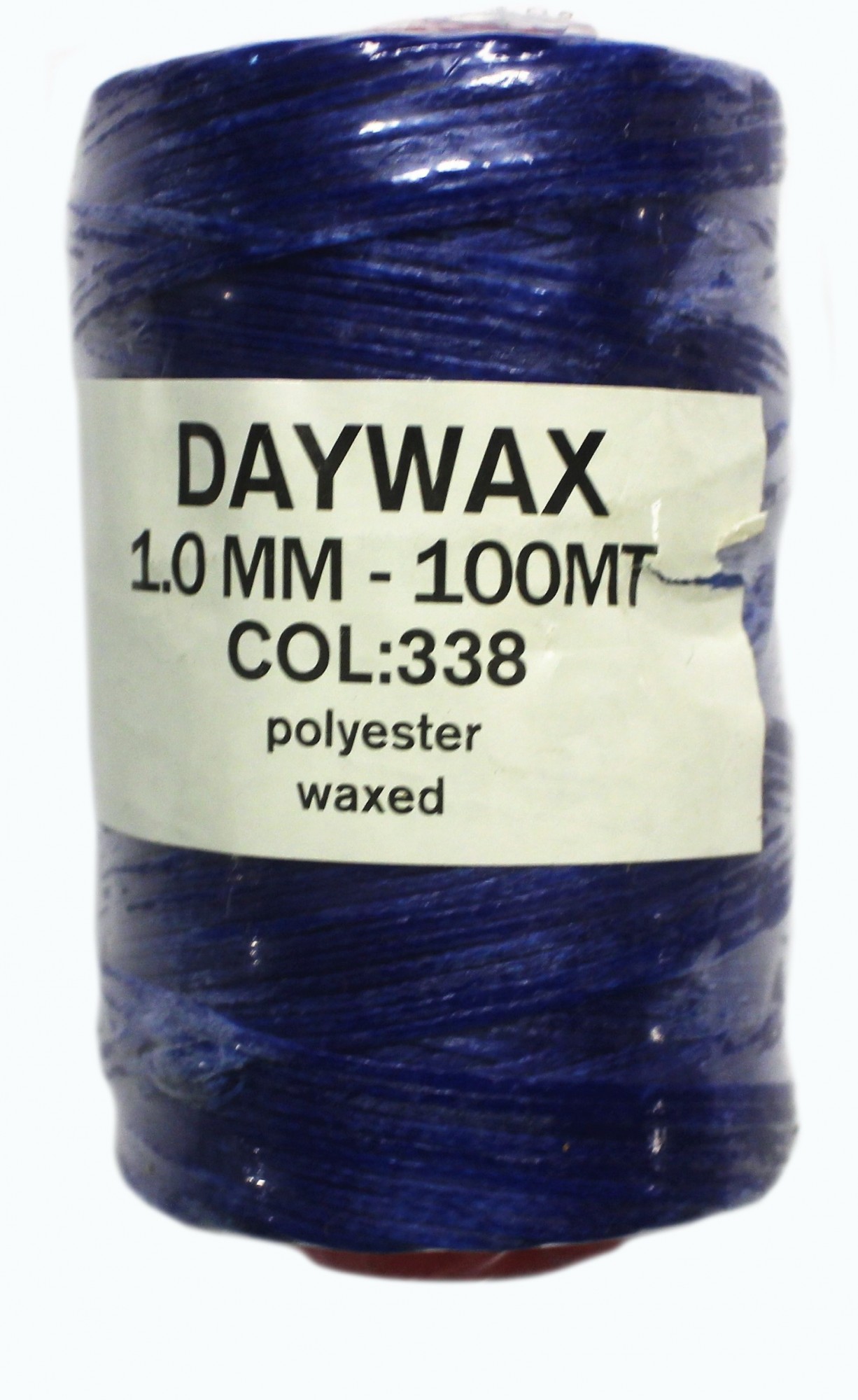 

Нитка вощеная Daywax 1мм 100м Синий 338
