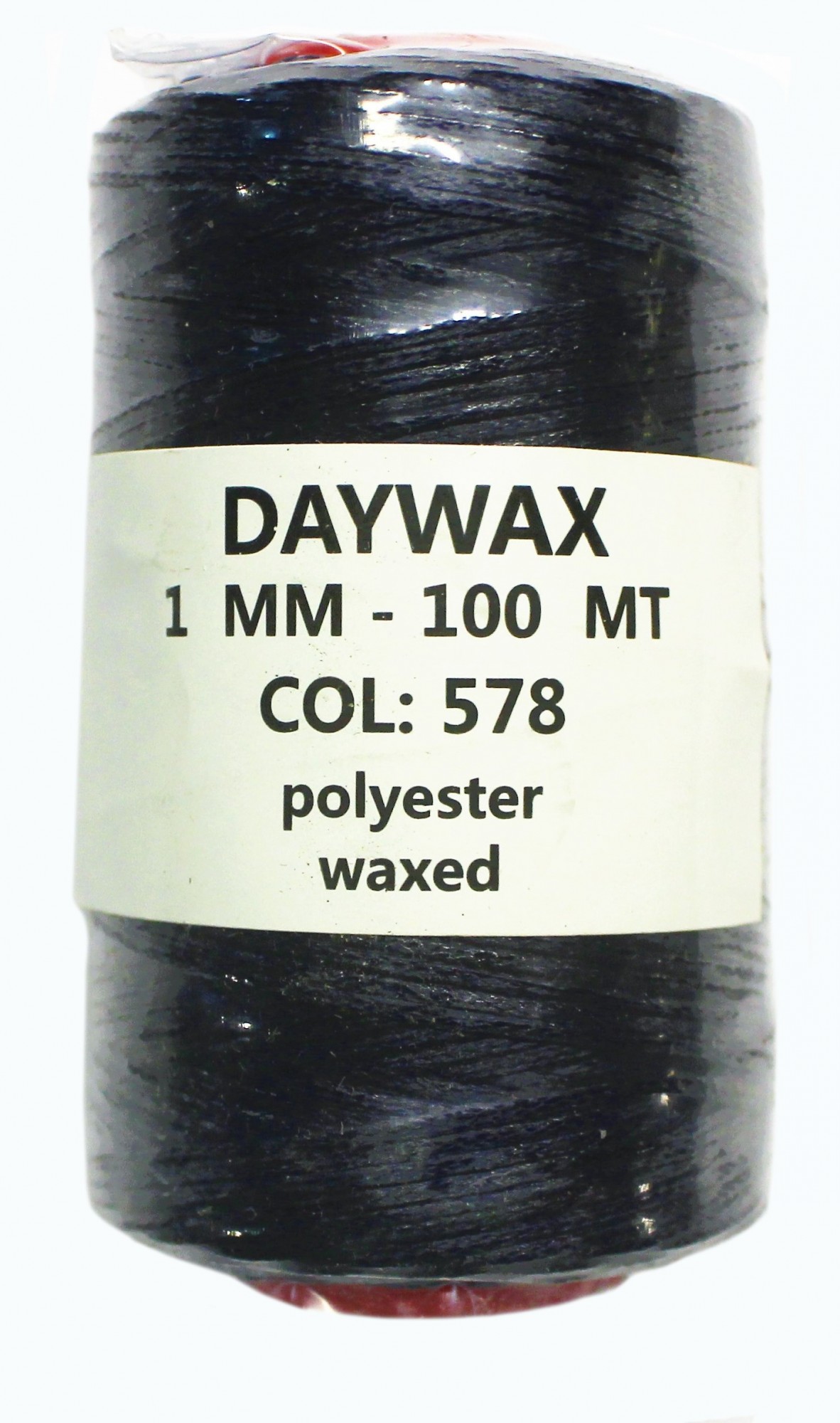 

Нитка вощеная Daywax 1мм 100м Синий 578