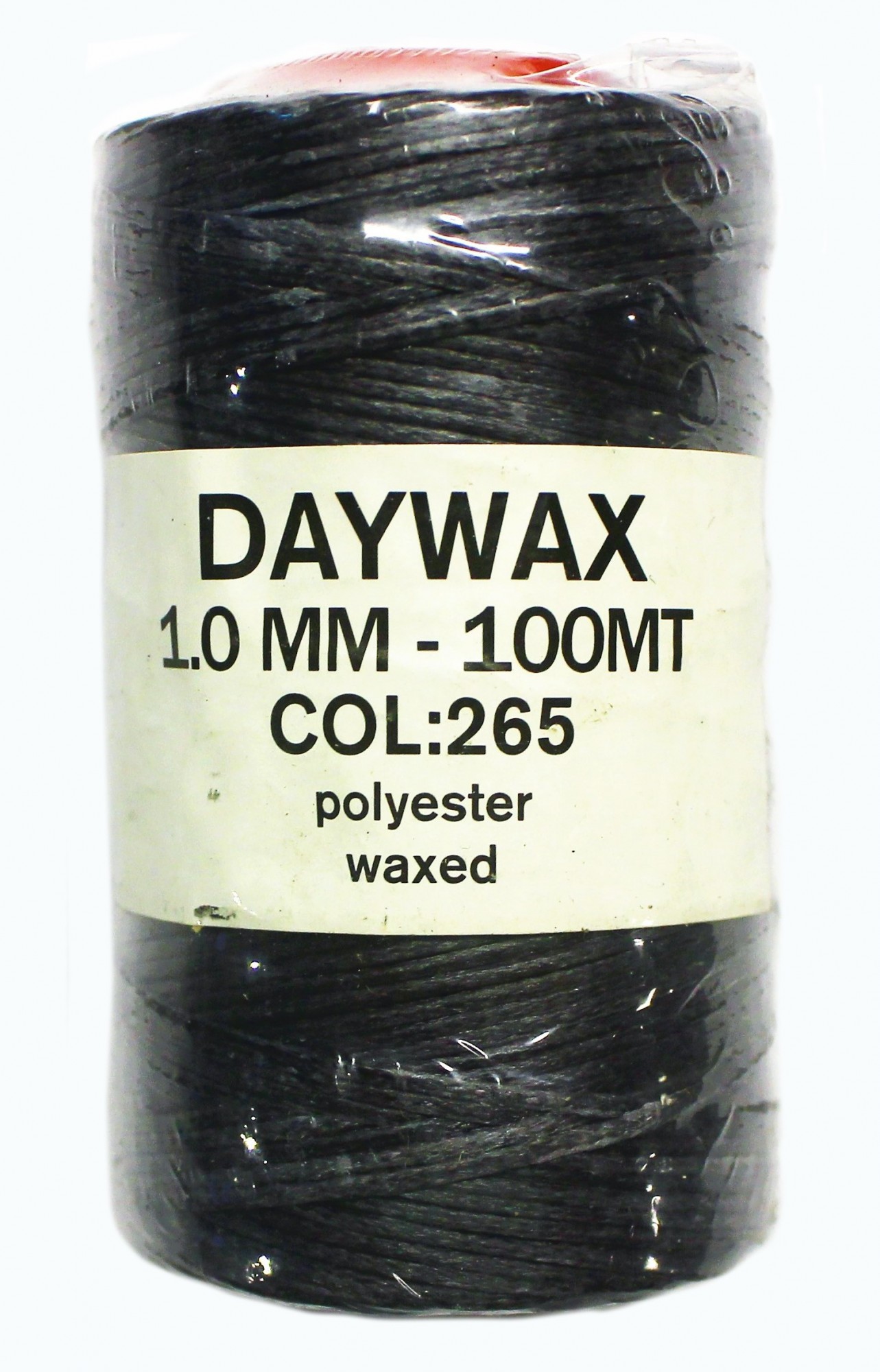 

Нитка вощеная Daywax 1мм 100м Серый 265