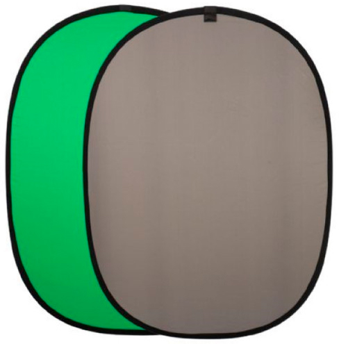

Тло тканинне Falcon на пружині 158х193 см (Chromakey Green-Gray)
