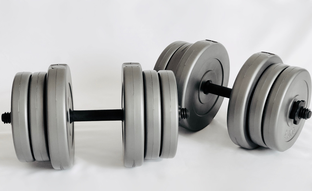 

Гантели 2х20кг GREY