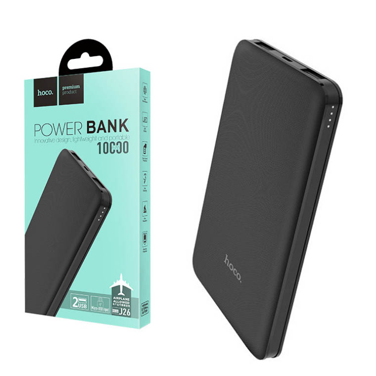 

Power Bank Hoco J26 Simple Energy 10000 mAh Original черный
