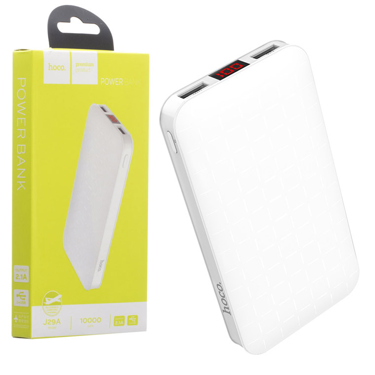 

Power Bank Hoco J29A Cool Square 10000 mAh Original белый