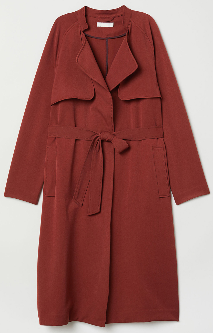 

Пальто H&M 659459 36 Кирпичное